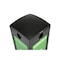 Alpine Industries 40 Gal. Steel Green All-Weather Outdoor Recycling Bin Trash Can with Mixed Circular Dome Lid ALP471-40-GS-C - alternate 8